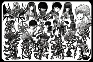 Art related to manga Berserk tattoo idea