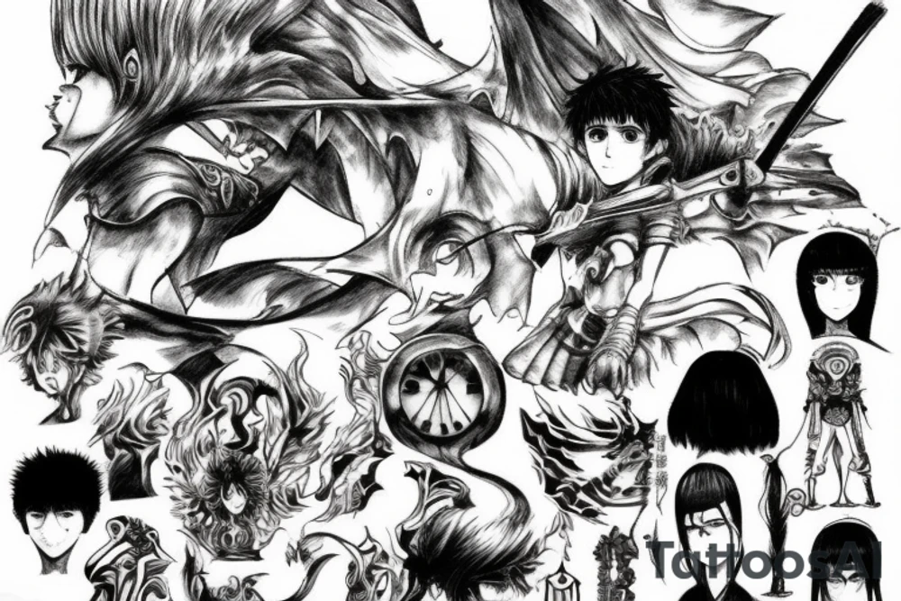 Art related to manga Berserk tattoo idea