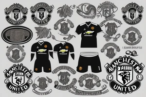 Manchester united football club tattoo idea