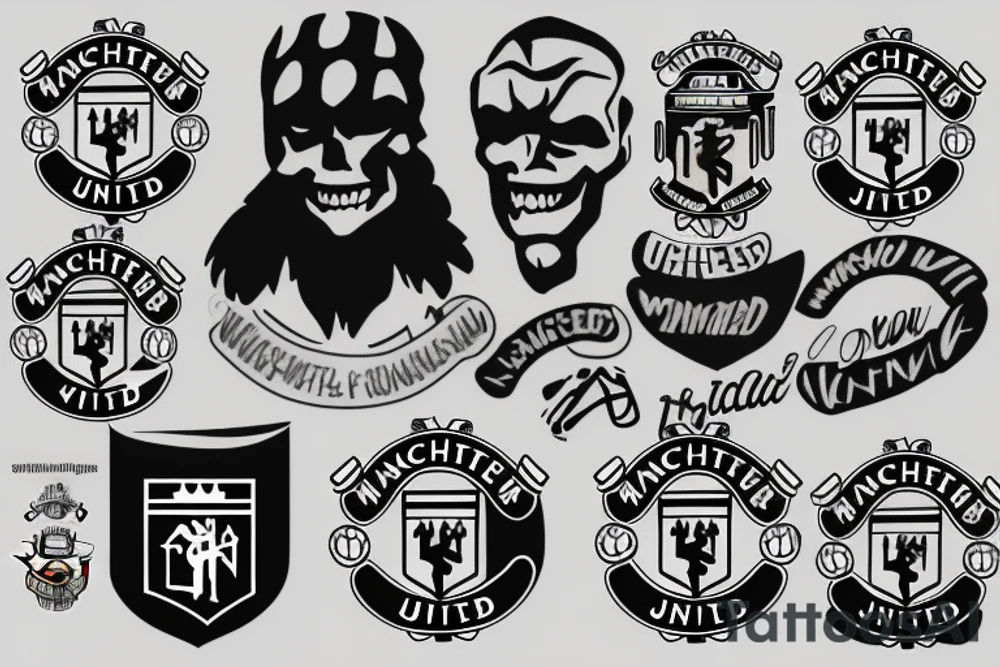 Manchester united football club tattoo idea