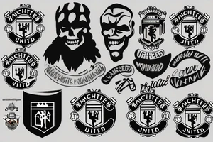 Manchester united football club tattoo idea