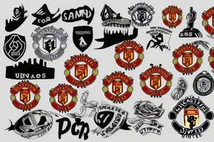 Manchester united football club tattoo idea