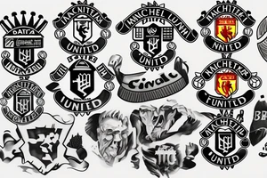 Manchester united football club tattoo idea