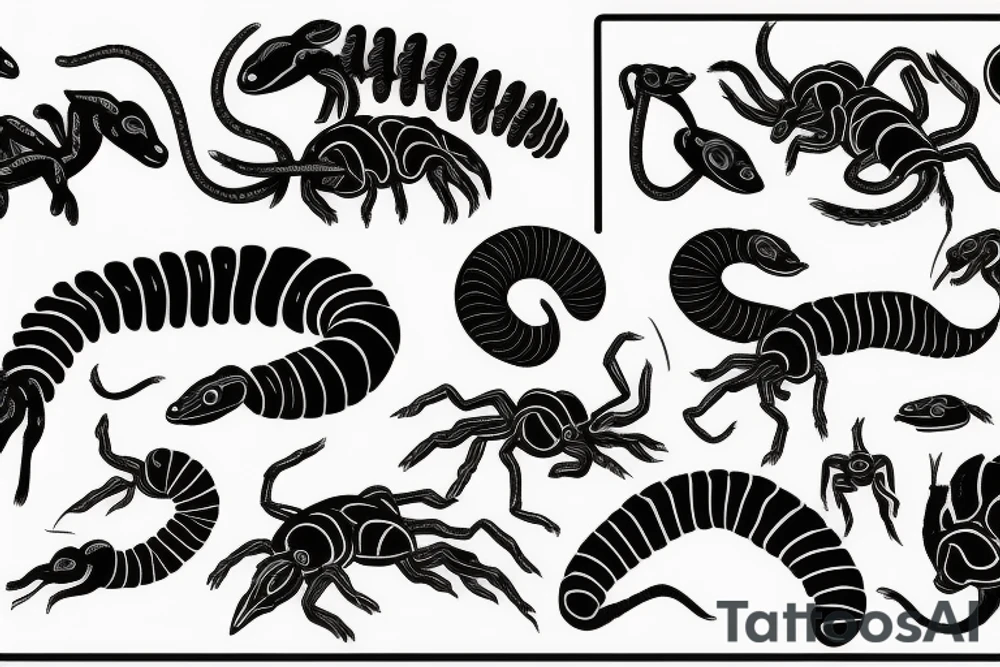 centipede tattoo idea
