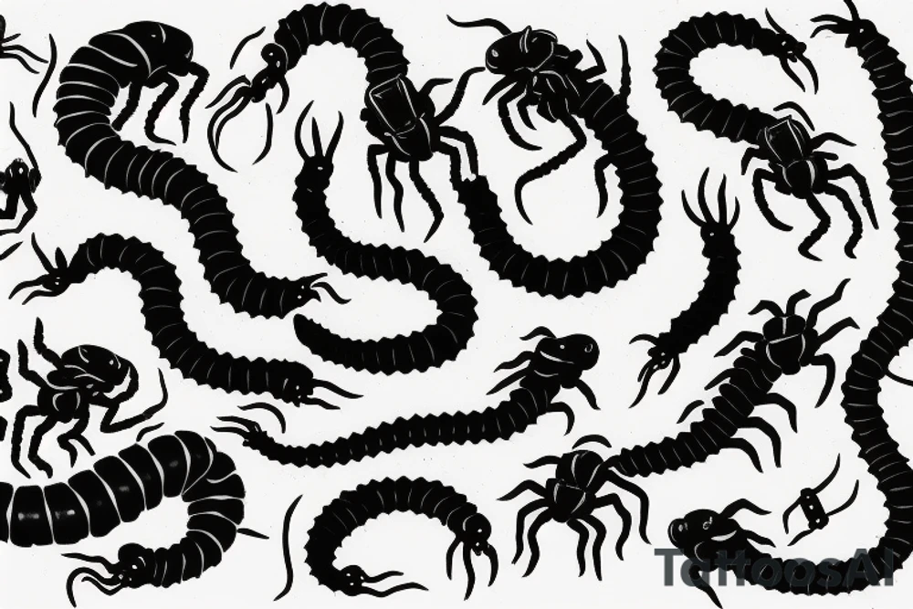 centipede tattoo idea