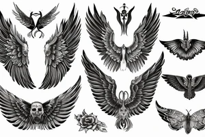 wings tattoo idea
