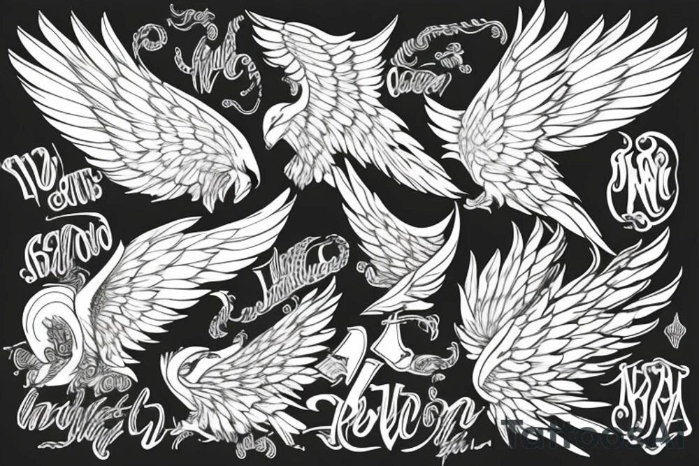 wings tattoo idea