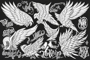 wings tattoo idea