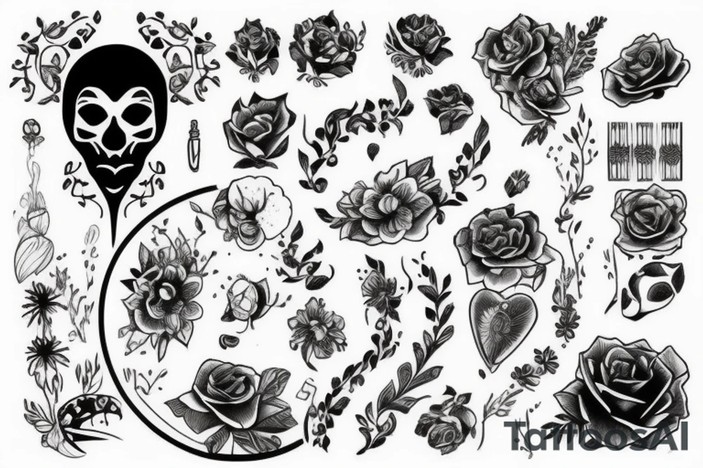 Улетающее время tattoo idea