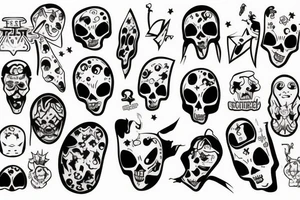 ghost tattoo idea