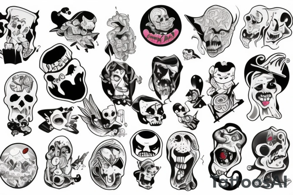 ghost tattoo idea