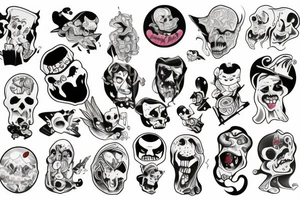 ghost tattoo idea