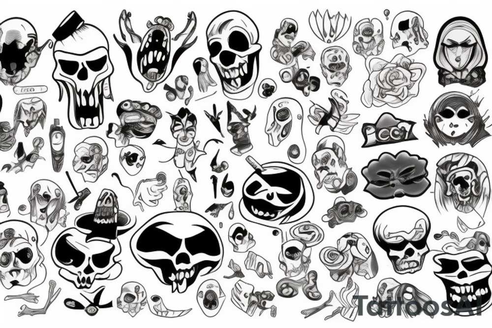 ghost tattoo idea