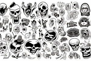 ghost tattoo idea