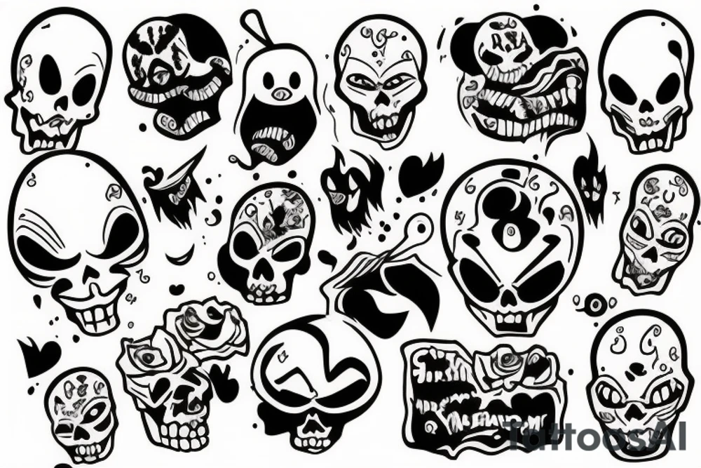 ghost tattoo idea