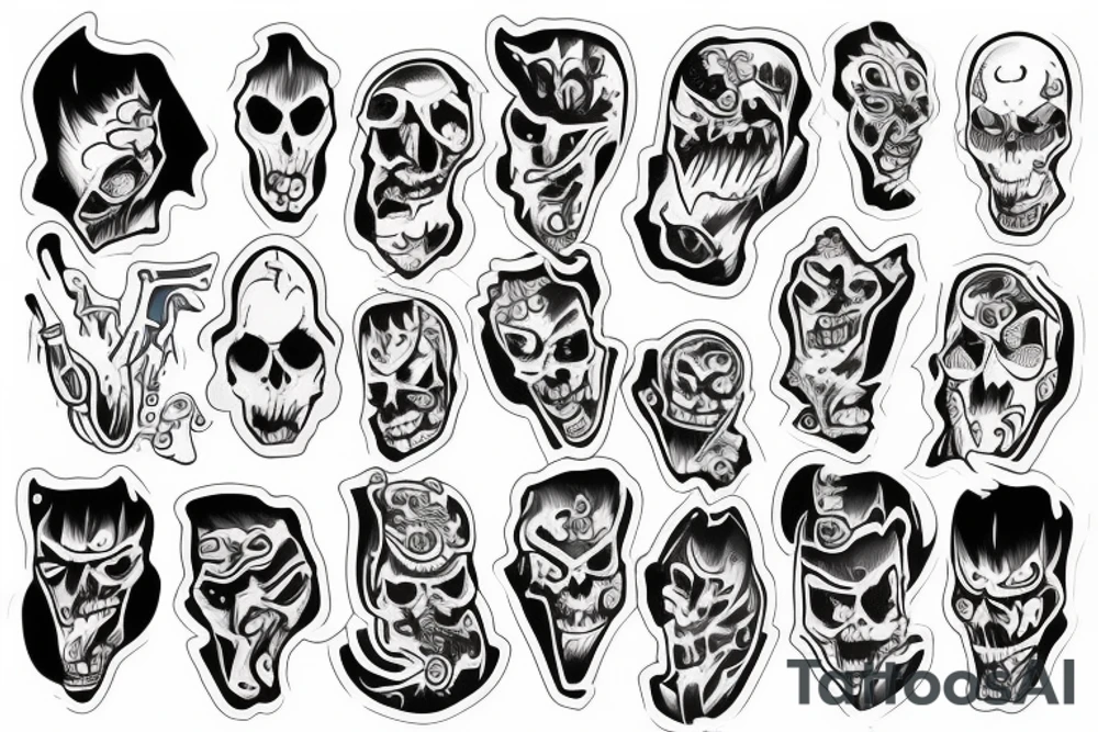 ghost tattoo idea