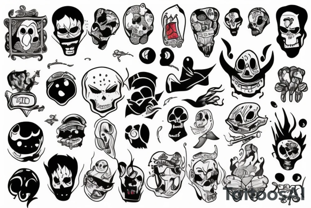 ghost tattoo idea
