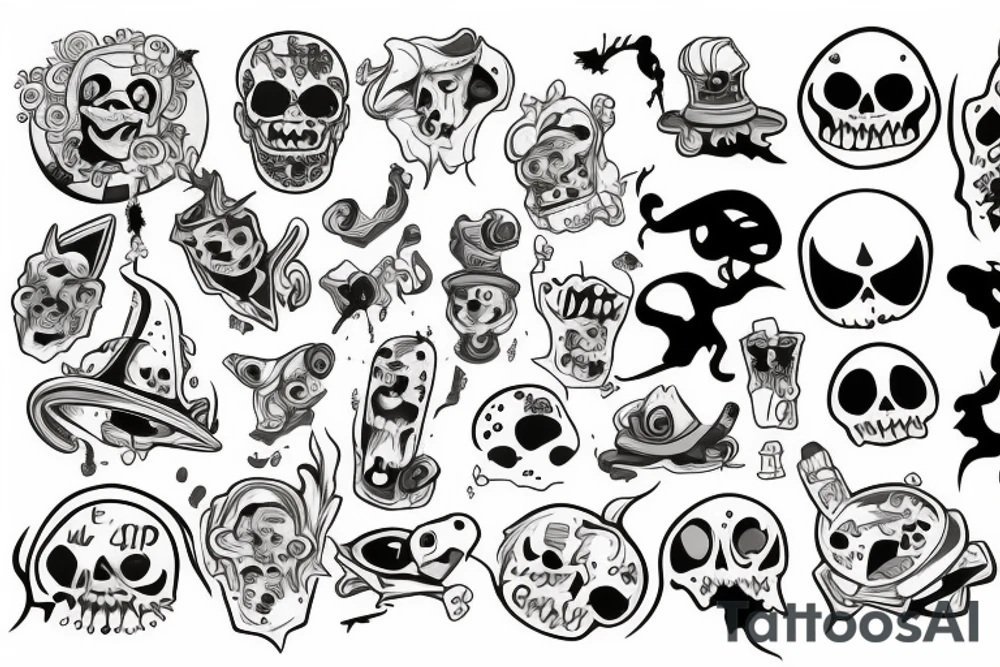 ghost tattoo idea