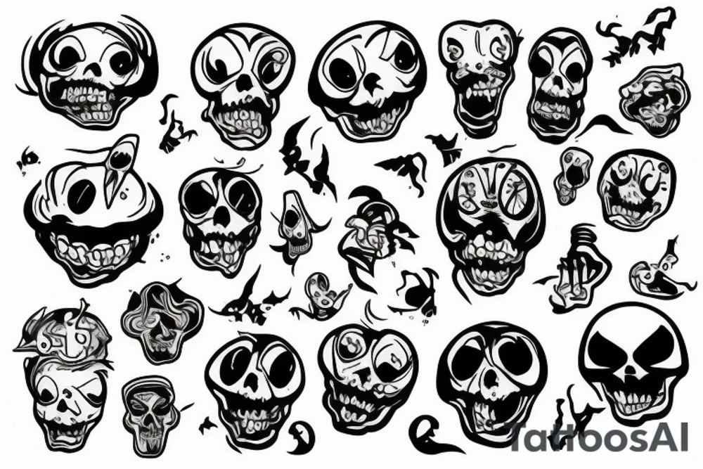 ghost tattoo idea