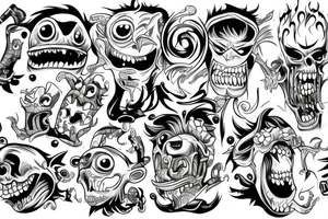 monster tattoo idea