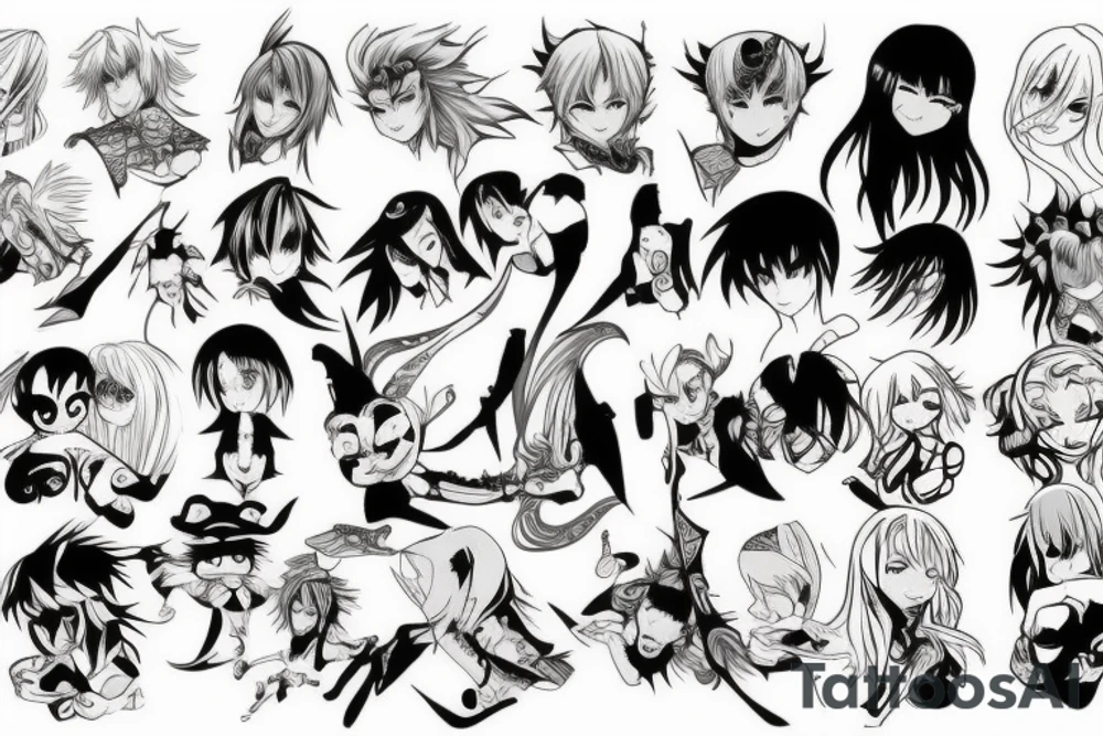 anime tattoo idea