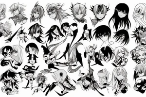 anime tattoo idea