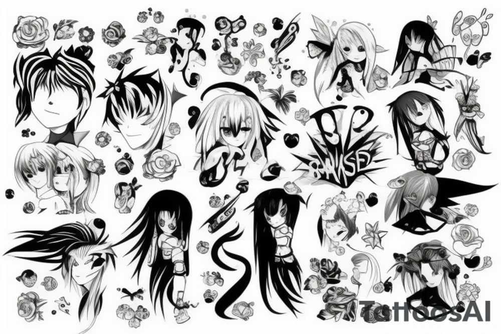 anime tattoo idea