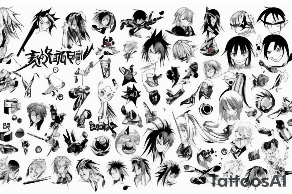 anime tattoo idea
