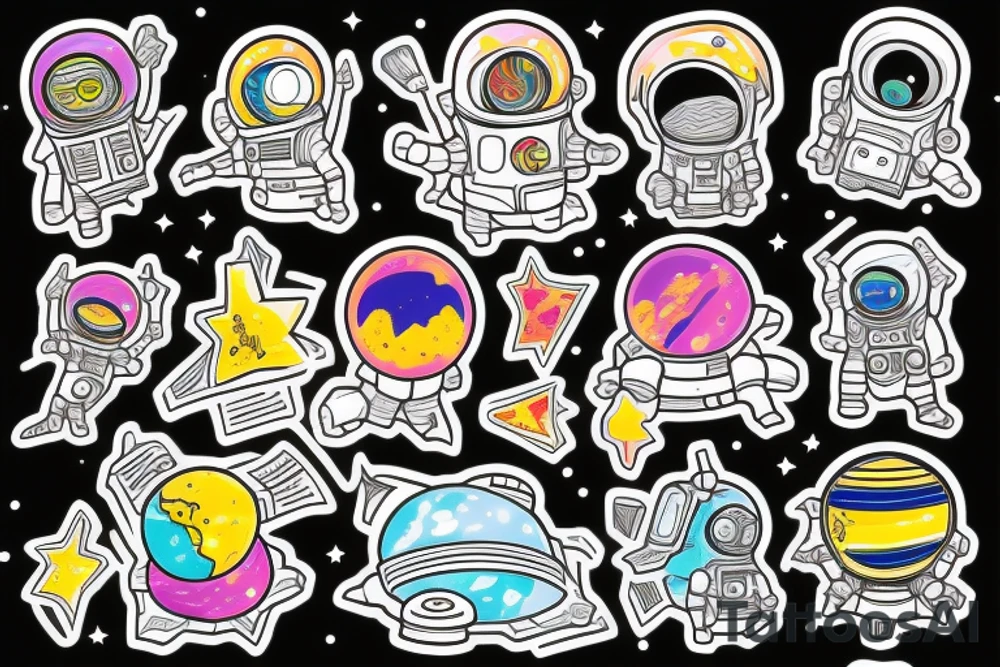 space tattoo idea
