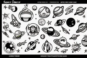 space tattoo idea