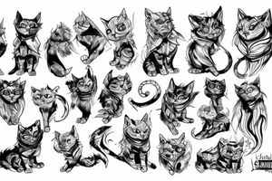 warhammer cat tattoo idea