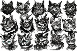 warhammer cat tattoo idea