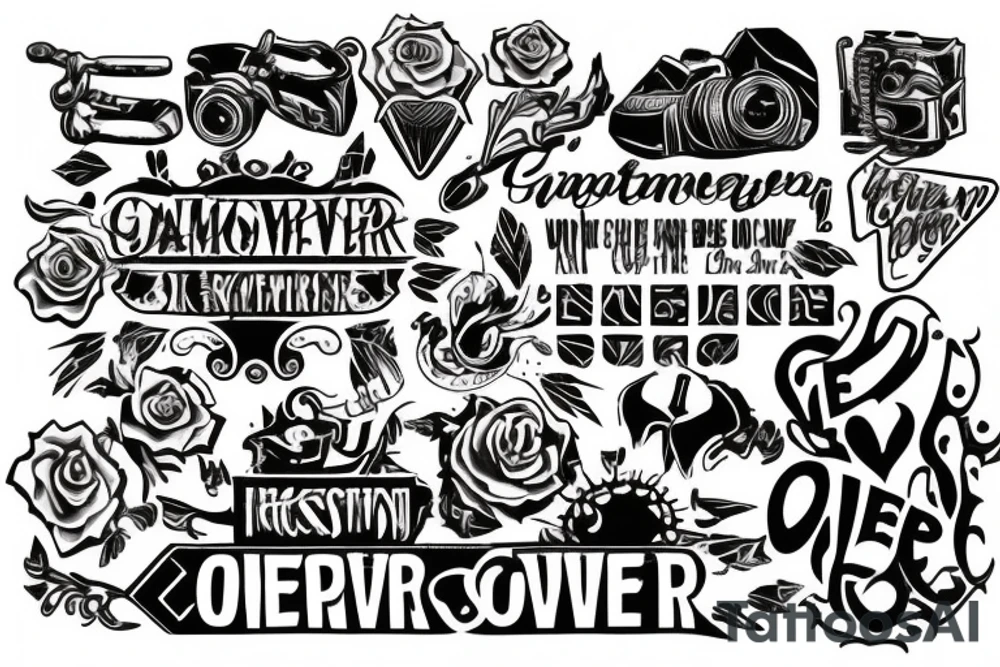game over tattoo idea