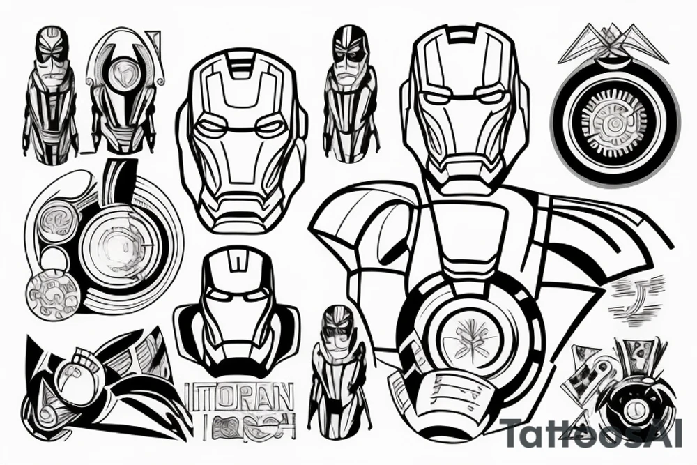 ironman tattoo idea