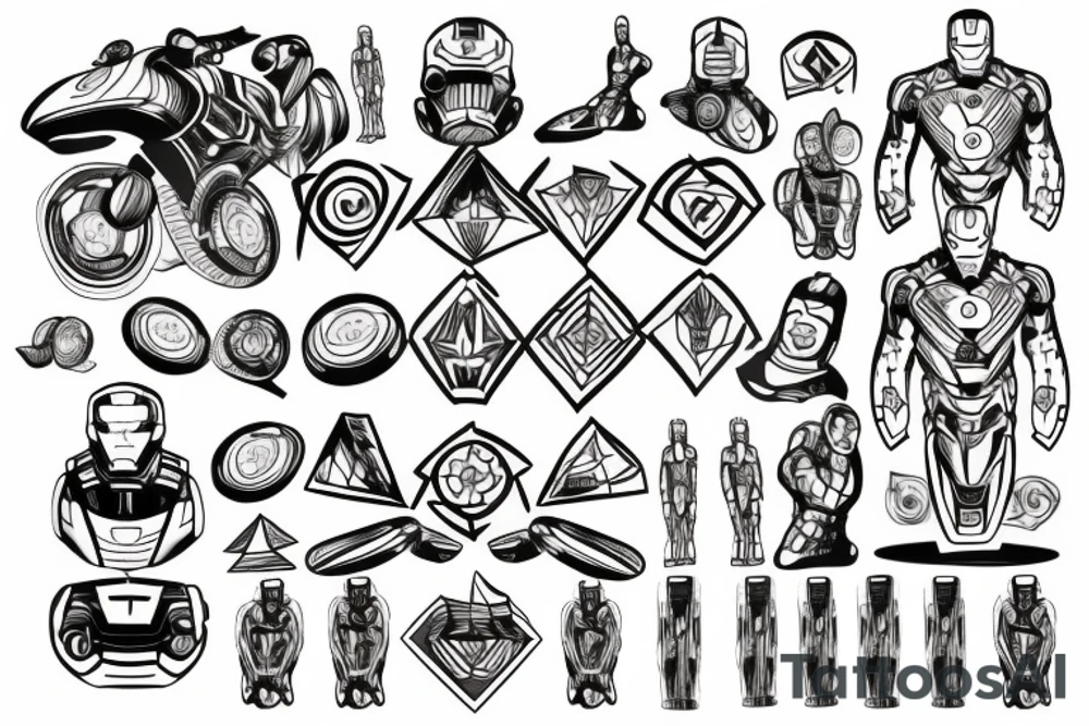 ironman tattoo idea