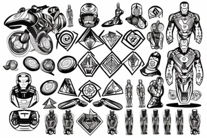 ironman tattoo idea
