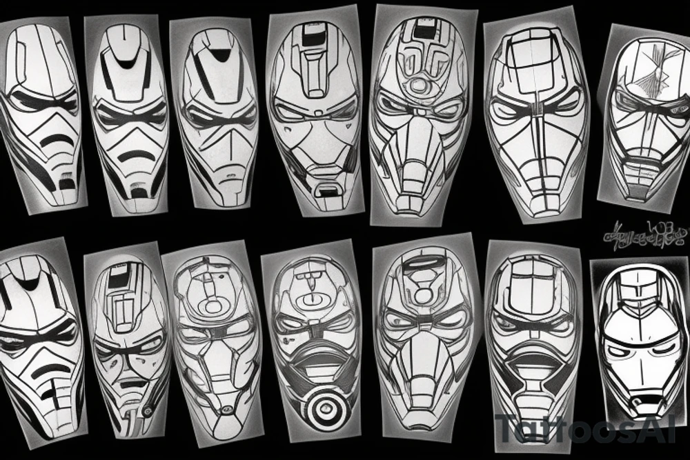 ironman tattoo idea