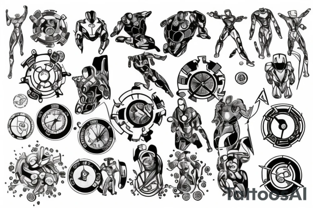 ironman tattoo idea