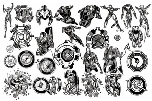 ironman tattoo idea