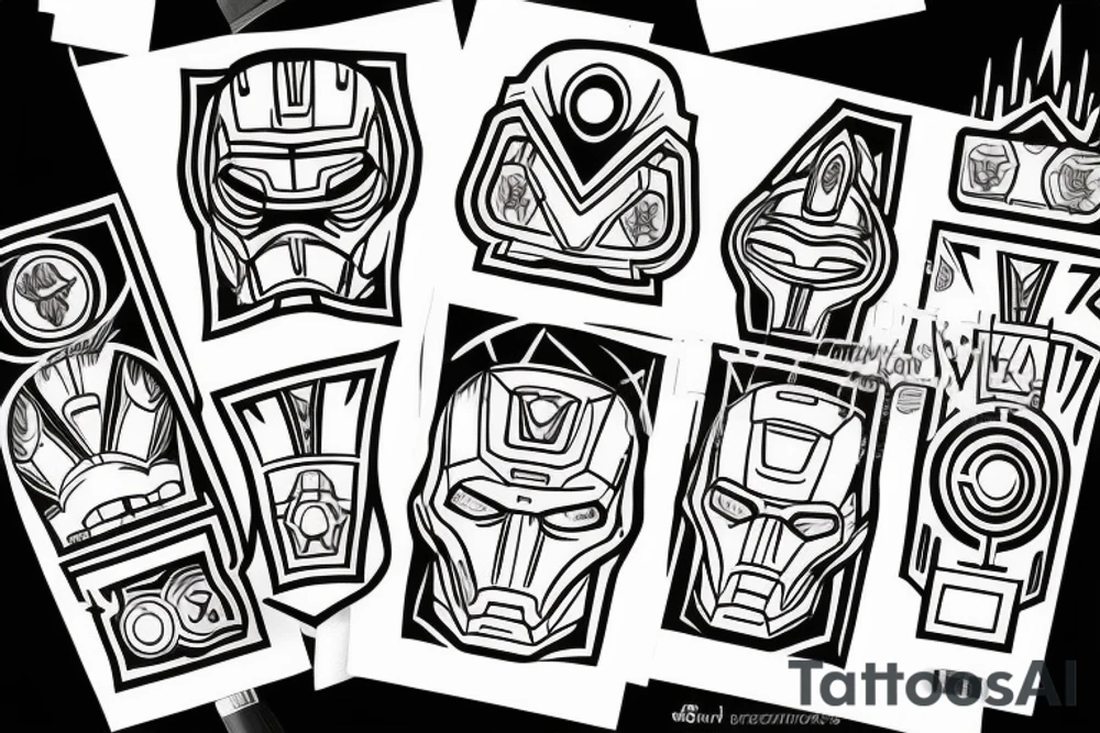 ironman tattoo idea