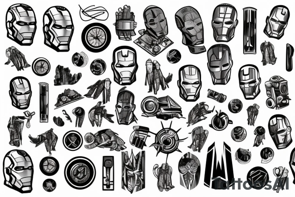ironman tattoo idea