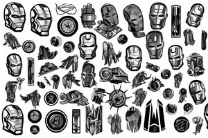 ironman tattoo idea