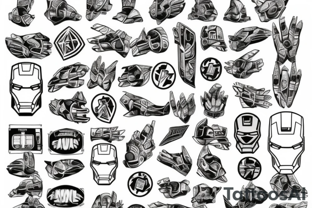 ironman tattoo idea