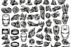 ironman tattoo idea