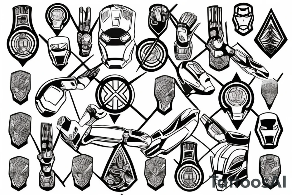 ironman tattoo idea