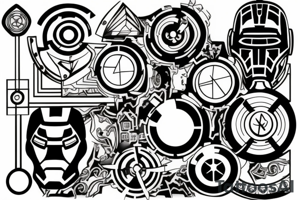 ironman tattoo idea