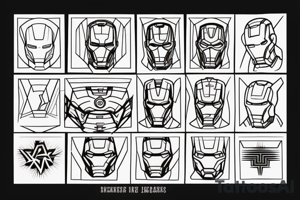ironman tattoo idea