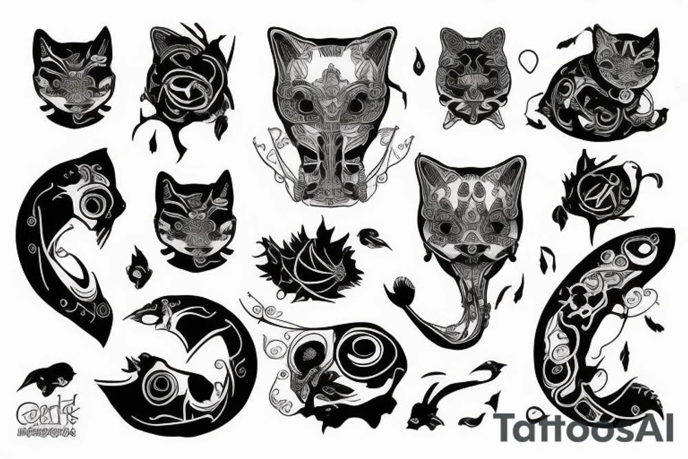 котенок tattoo idea
