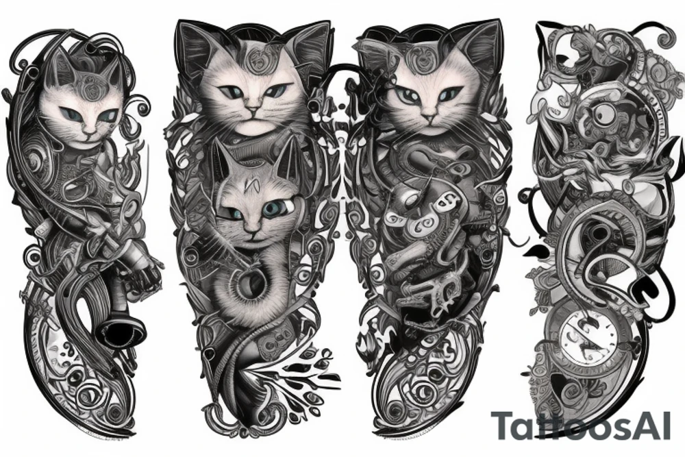 котенок tattoo idea