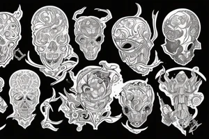 рунический компас вегвизир tattoo idea